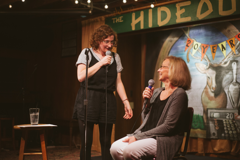 Jo Firestone and her mom, The Hideout